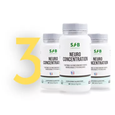 Neuro'Concentration - Lot de 3