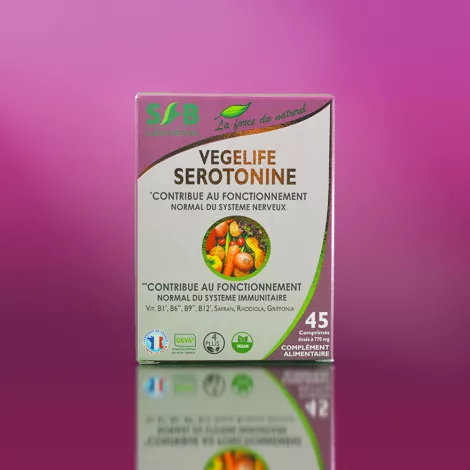 Vegelife Serotonine - Griffonia & Rhodiola - Complément Alimentaire - SFB Laboratoires