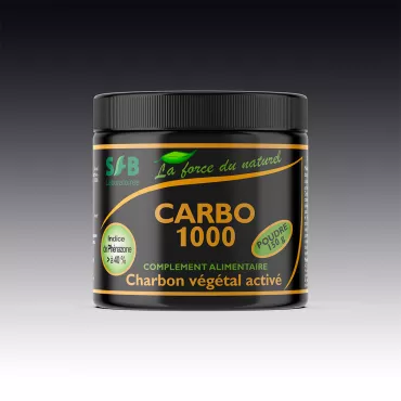 Charbon végétal activé poudre - Carbo 1000 - 150g