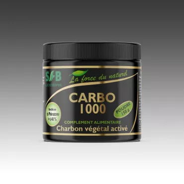 Charbon végétal activé poudre - Carbo 1000 - 150g